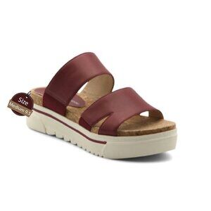 Womens Dean Slip on Flatform Sandals By Adrienne Vitadini